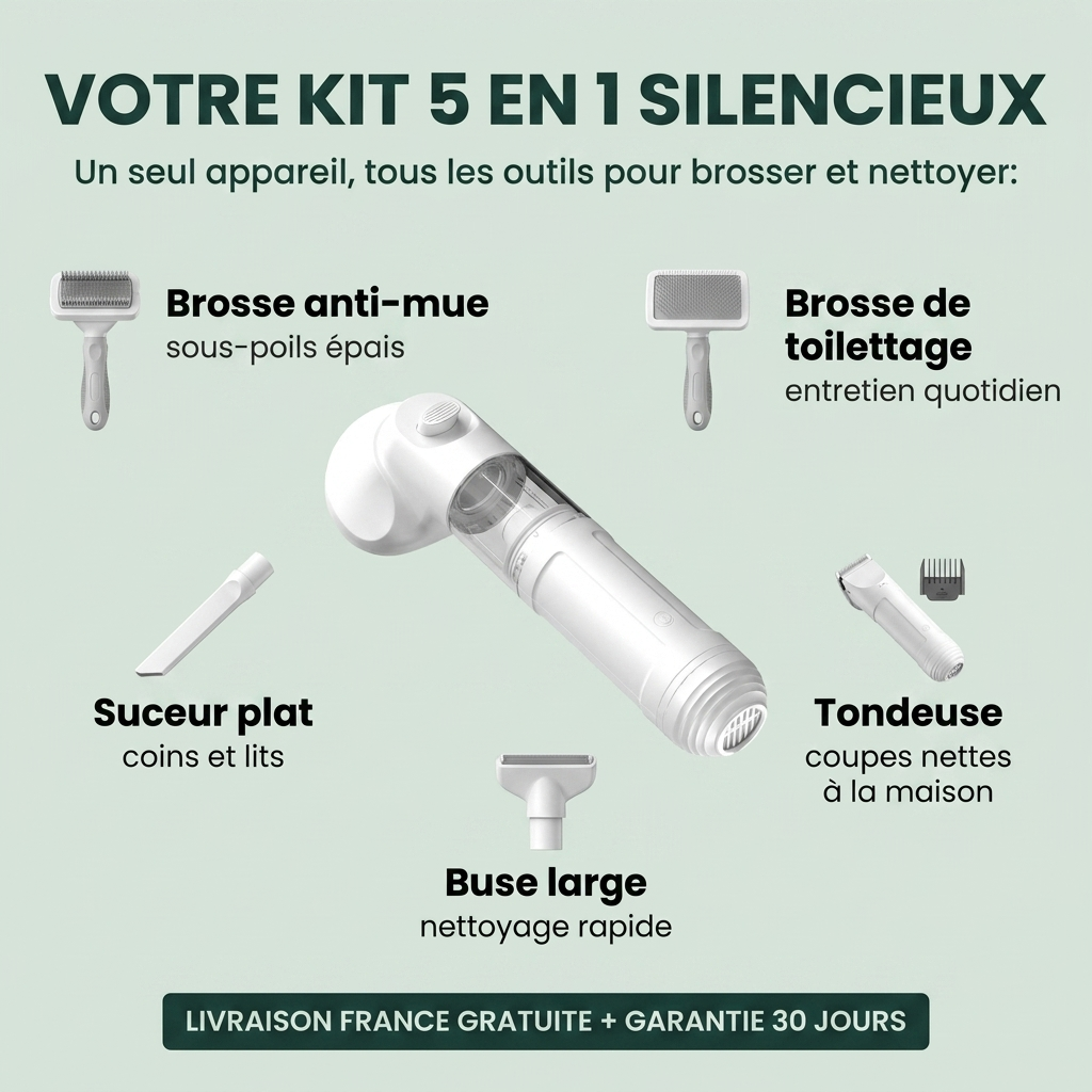 Votre kit 5 en 1 silencieux