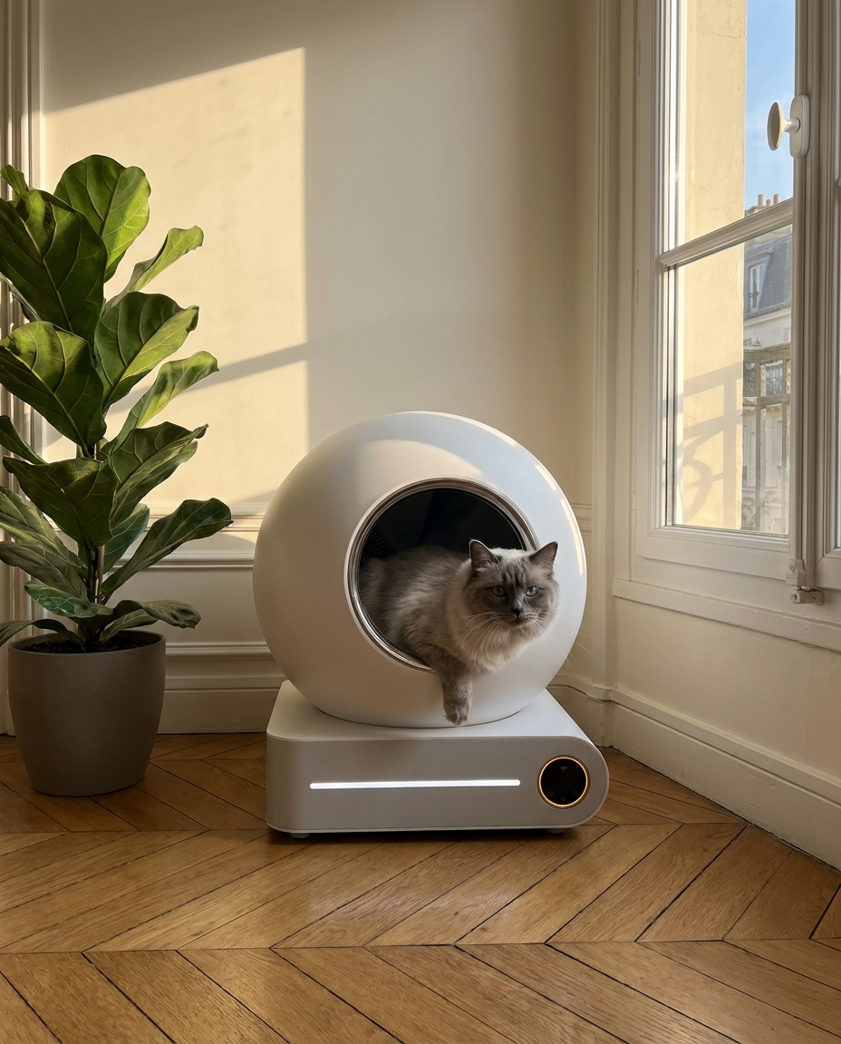 Litière - Chat qui sort